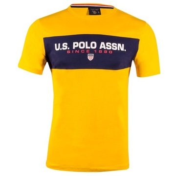 T-shirt Męski U.S. POLO ASSN. US16467 Żółta