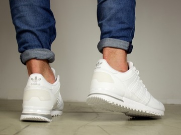 buty męskie Adidas ZX 700 SKÓRA wygodne białe