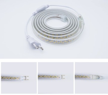 СВЕТОДИОДНАЯ ЛЕНТА 230В 180 LED/1м 5630 14ВТ ХОЛОДНАЯ