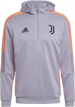 ADIDAS BLUZA DRESOWA MĘSKA PIŁKARSKA TRENINGOWA Z KAPTUREM JUVENTUS TURYN