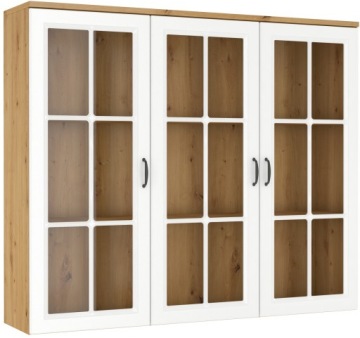 Расширение витрины 150 3D FLAWIO белый + дуб ремесленный