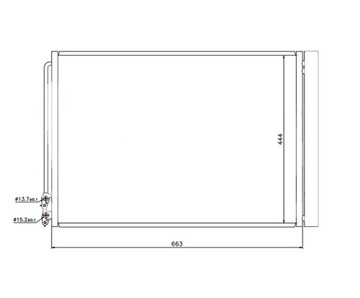 CHLADIČ KLIMATIZACE BMW 5 F10 10- 64549248173