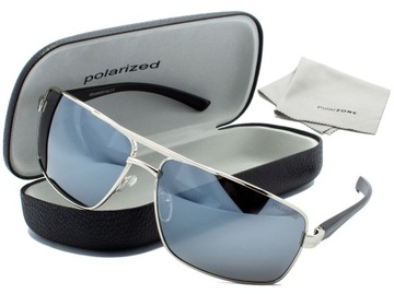 MĘSKIE OKULARY PRZECIWSŁONECZNE ALUMINIUM POLARYZACYJNE z Filtrem UV400