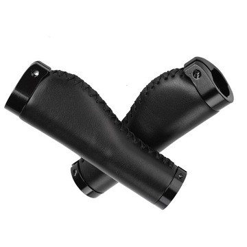 GRIP GRIP ВЕЛОСИПЕДНЫЕ РУЧКИ РЕЗИНА КОЖА ЧЕРНЫЕ