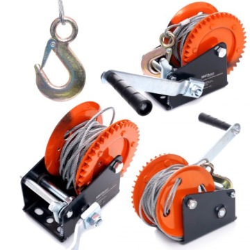 РУЧНАЯ ЛЕБЕДКА 2500 фунтов ВЕРЕВКА 10 м