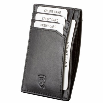 МАЛЕНЬКИЙ мужской кошелек SLIM RFID-защита для кредитных карт из натуральной кожи KORUMA