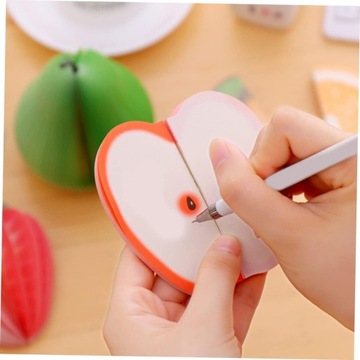 Наклейки в форме фруктов, липкая закладка, бумажные заметки, тетради Opub