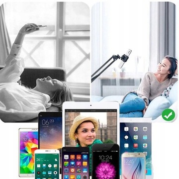 Держатель штатива TRIPOD DESK ARM FOR PHONE черный МЕТАЛЛ 70 СМ