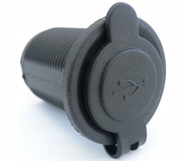 ŁADOWARKA SAMOCHODOWA USB 5V 4,2 A GNIAZDO HERMETYCZNE 12V 24V