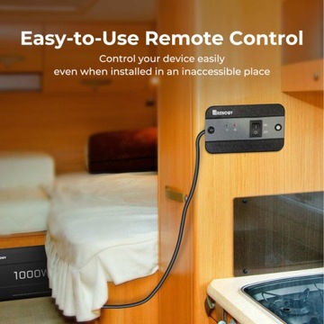 Синусоидальный инвертор Renogy 1000 Вт, 12–240 В и функция ИБП 1000 Вт L746