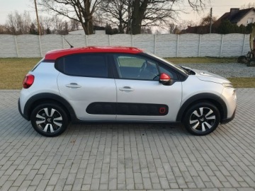 Citroen C3 III Hatchback 1.2 PureTech 82KM 2017 Citroen C3 1.2 Benzyna 82KM 75tys.km 2017r Raty, zdjęcie 9