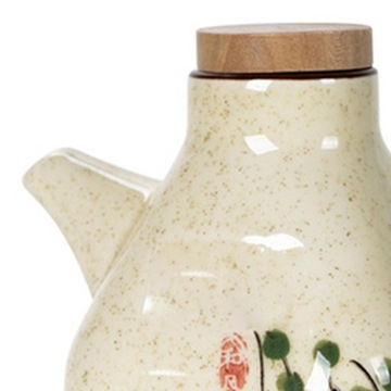 Большая бутылка для масла, керамика, элегантный внешний вид, дозатор соуса Сёю, масло чили.
