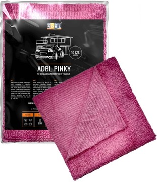 ADBL PINKY 10 szt. Bezszwowe ręczniki 40x40 60gsm