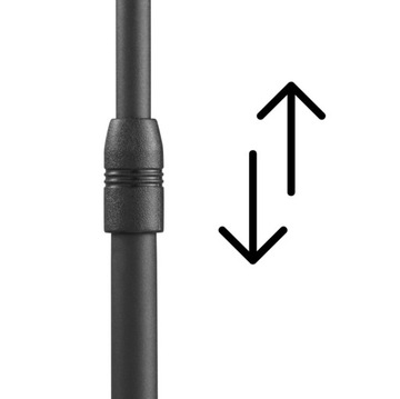 Stojak Hama pod głośnik teleskopowy SLIM 2 szt. czarny