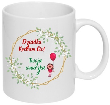 KUBEK NA DZIEŃ BABCI i DZIADKA, BABCIA, DZIADEK