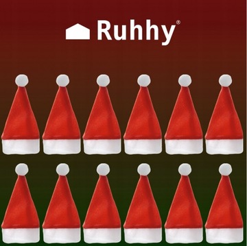 РОЖДЕСТВЕНСКИЕ ЧЕХОЛЫ ДЛЯ СТОЛОВЫХ ПРИБОРОВ РОЖДЕСТВЕНСКИЕ КРЫШКИ НАБОР 12 ШЛЯП