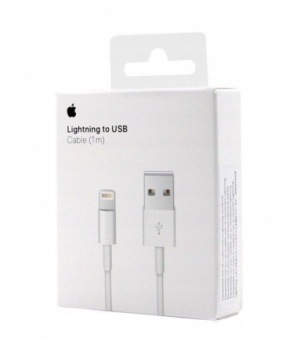 ORYGINALNY KABEL IPHONE APPLE USB LIGHTNING 1M
