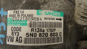 AUDI A3 8P GOLF V VI ČERPADLO KOMPRESOR KLIMATIZACE 5N0820803C NR 157