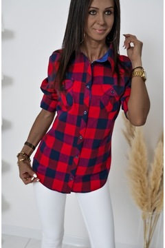 ВЕСЕННЯЯ СЛУЧАЙНАЯ РУБАШКА В КЛЕТКУ NESSI! WZ.8 л