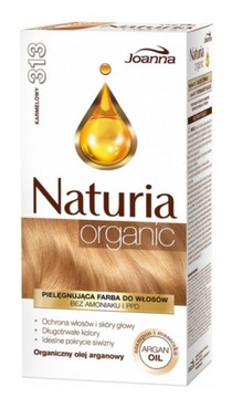 JOANNA Naturia Organic farba do włosów bez amoniaku 313 karmelowy