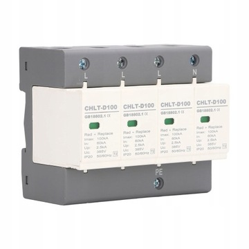 AC 385V Urządzenie przeciwprzepięciowe IP20 4P