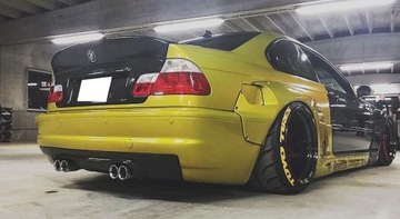 BMW E46 CSL Style dokładka tył M3 dyfuzor