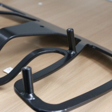 5752 Багажник плоский матовый черный Honda Goldwing GL 1800