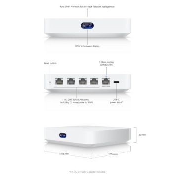 Маршрутизатор Ubiquiti UniFi Cloud Gateway Ultra UCG-Ultra-EU