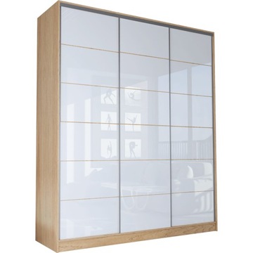 GARDEROBA CASPIAN 3D 200x250 - SONOMA - LACOBEL