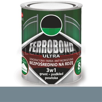 FERRROBOND na rdze metal 3w1 2,5L RAL7046 PÓŁMAT