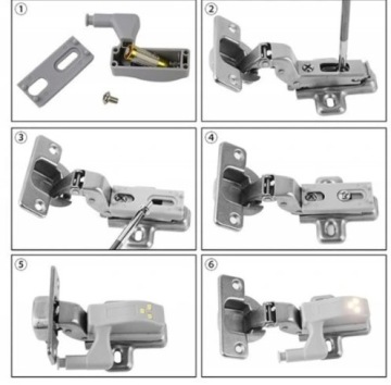 ЛАМПА ОСВЕЩЕНИЯ ЯЩИКА ДЛЯ ШКАФА С НАВЕСНОЙ ДВЕРЬЮ 3 LED