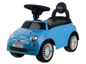 JEŹDZIK PCHACZ CHODZIK 3W1 AUTKO DLA DZIECI SAMOCHÓD AUTO FIAT 500 NIEBIESK