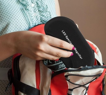 OKULARY POWIĘKSZAJĄCE ZEGARMISTRZOWSKIE Z LUPĄ I LAMPKĄ LED USB 1,5x - 4,5x