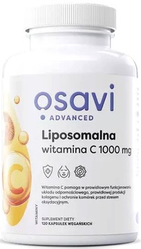 OSAVI LIPOSOMALNA WITAMINA C 1000 mg 120 ODPORNOŚĆ