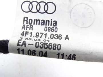 AUDI A6 C6 4F0 04-11 SVAZEK INSTALACE DVEŘE PRAVÝ PŘEDNÍ 4F1971036A