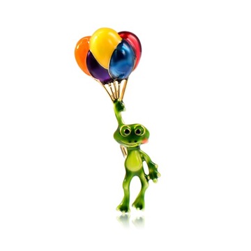 Blucome Green Frog Lifting Hot Air Balloon Shape