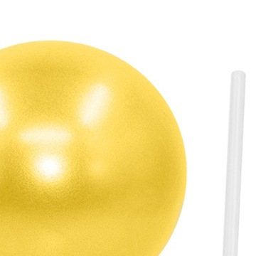 маленький мяч для пилатеса Мяч для пилатеса 9 дюймов Желтый