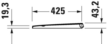 ПОДВЕСНОЙ УНИТАЗ БЕЗОБЕДНИКА DURAVIT СИДЕНЬЕ ДЛЯ УНИТАЗА