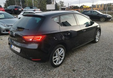 Seat Leon III Hatchback Facelifting 1.6 TDI 115KM 2017 Seat Leon Niski przebieg, LED, Polskory, NAVI, Android AUTO, 1.6 Diesel, zdjęcie 4