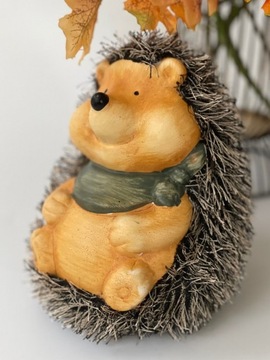 ОСЕННЯЯ ДЕКОРАТИВНАЯ ФИГУРКА ЕЖ ЁЖИК ОСЕНЬ N