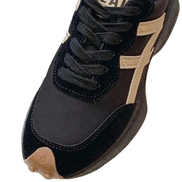Modne trampki Buty rekreacyjne Athletic 39 Czarne