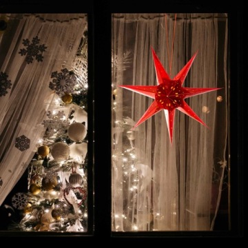 РОЖДЕСТВЕНСКАЯ ЗВЕЗДА ПОДСВЕТКА ОКНА 60 СМ