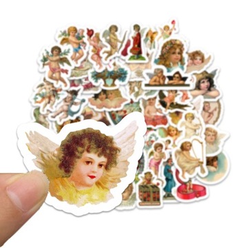 NAKLEJKI WLEPY STICKERS BOMB MIX ANIOŁKI 50 szt