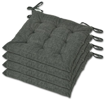 Komplet PODUSZEK NA KRZESŁO 35x35 wiązane 4 szt.