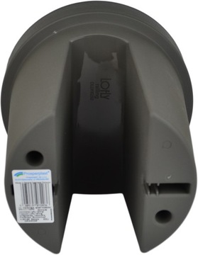 Балконный цветочный горшок для балюстрады круглый LOFLY Grey DLOFR250 балюстрада