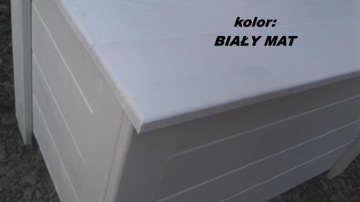 Skrzynia BIAŁY MAT 140x50x40