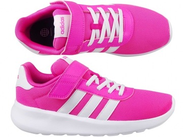 ADIDAS LITE RACER RÓŻOWE BUTY GUMKI RZEP DAMSKIE