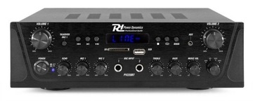 2-зонный усилитель 100 Вт USB SD BT FM светодиодный пульт дистанционного управления