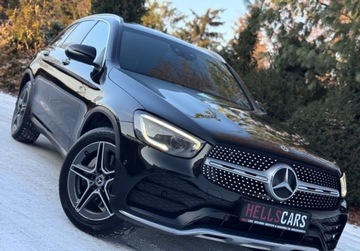 Mercedes GLC C253 SUV Facelifting 2.0 220d 194KM 2020 Mercedes-Benz GLC AMG MiltiBEAM Alu19 Kamera Virtual Navi Ambiente Piekny