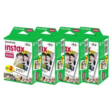 Картриджи Instax MINI 4x20шт 80 ФОТО Пленка Fujifilm 11 12 EVO Ссылка на принтер